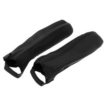 YSSHOP 승마 승마 각반 하프 챕스 레깅스 다리 보호 가드, XXXL, 패브릭, 블랙