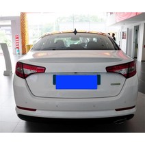 스포일러 액세서리에 대 한 오래 된 기아 Optima K5 ABS 플라스틱 자동차 트렁크 광택 블랙 후면 립 꼬리 날개 장식 Refit 2011 2012 2013, [04] Ordinary white