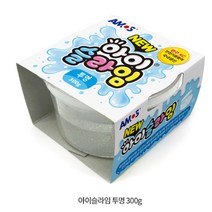 어린이집 교회 유치원 단체선물 아이슬라임300g 투명색 안전한 촉촉한촉감