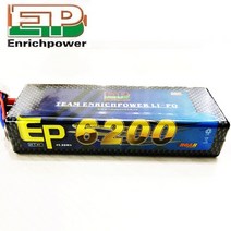 6200-2S-90C-EC5 최신형 [2셀 리포배터리 수량1개] EP 6200mAh 7.4V 90C HD CASE EC5