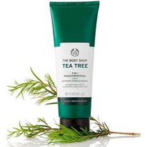 [더바디샵] 티트리 3 IN 1 워시 스크럽 마스크 125ML 18337 멀티 클렌저, 없음, 1개