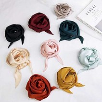 실크 롱 스카프