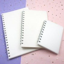 스프링 노트 그리드 노트 무지 라인 모눈 도트 A6 A5 B5, 무지노트A5