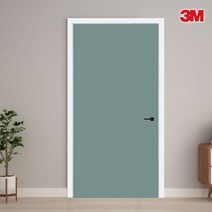 3M 정품 솔리드 인테리어필름지 현관 방문 출입문 리폼단색시트지, MC180 진민트 1mx2.1m
