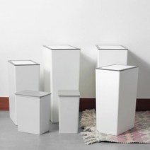 사무실 카페 책상 다용도 깔끔한 휴지통 2L 6.5L 12.7L, 슬림라인 휴지통 스윙형(6.5L)