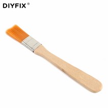DIYFIX 부드러운 청소 브러시 컴퓨터 키보드 팬 먼지 클리너 나무 손잡이 전자 휴대 전화 PCB 수리 도구, 한개옵션0