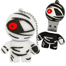 칼론 스릴만점 미이라 USB 메모리 3.0 16G 32G 64G 128G 초고속 대용량 노트북 사무실 업무 회의 출장 파일 사진 자료 이동식 드라이브 졸업 입학 선물 보관 키링, 32GB