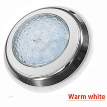 수영장청소기 야외 RGB LED 수영장 조명 연못 스포트라이트 12W IP68 방수 DC, 03 Warm White_03 18W