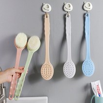 목욕 바디 등 브러쉬 샤워 솔, 그린, 1개