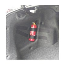 차량용 소화기 거치대 브라켓 덮개 걸이대 받침대 벽걸이, 플라스틱 트렁크용 고정벨트