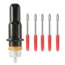 롤랜드 비닐 커터 블레이드 홀더 밀링 대한 5pcs 30/45/60 학위와 12mm 블랙 커팅 플로터 도매, 45