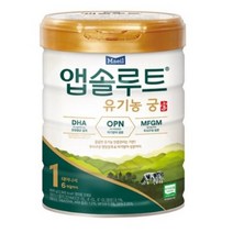앱솔루트 유기농 궁 분유 1단계 0~6개월, 800g, 2개