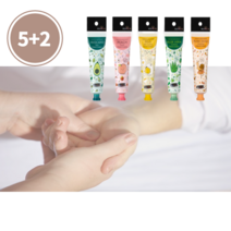 스킨파스텔 향기좋은 끈적임없는 고보습 승무원 어린이 핸드크림 5+2, 5+2(총7개)