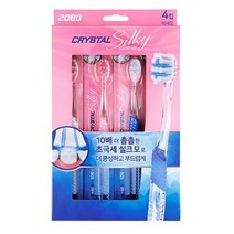 2080 크리스탈실키칫솔 미세모, 1개, 24개입