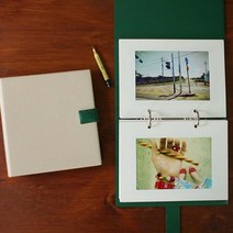 미니포토갤러리북 4X6포토앨범북 초기임산부선물 신혼부부앨범 4x6 추억의 사진첩 가족 여행 사진 기록 (제스트)_973EA, cocktailred