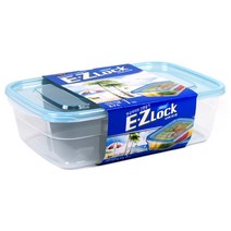 락앤락 이지락 파스텔 6800W 직사각 2.7L 밀폐용기, 1개