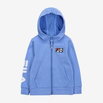 휠라키즈 남아 로고 포인트 플리스 후드집업 FK2FTA1624M