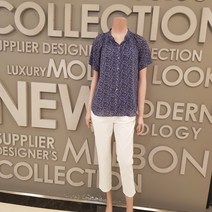 BCBG 겔랑 플라워 프린트 블라우스 B2C7B413_63