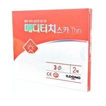 일동) 메디터치 스카 Thin 지름 3cm x 2매 흉터관리, 1팩