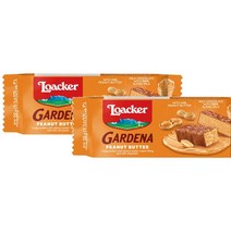 로아커 가데나 땅콩 버터 밀크초콜릿 바삭한 와플 Loacker 38g 2팩