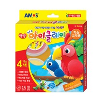 아모스 탱탱 아이클레이 18g 4색 학습교재용, 10개