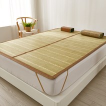 시원한 여름 천연 대나무 콤비 대자리 돗자리