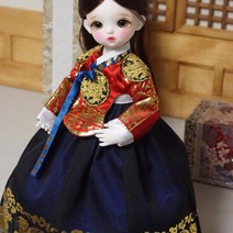 인형 한복 한울 궁중당의와 갈래치마 1벌세트 베이비돌 파올라레이나 완제품, 26cm USD
