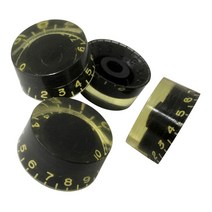 YJB PARTS 스피드 노브 인치밀리 겸용 4pcs/set 일본제 양각 문자/레릭 블랙, 상세페이지 참조