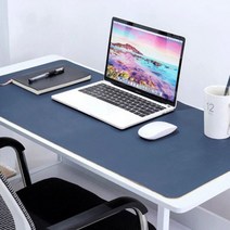 데스크 장 커스텀 무지장 주문 제작 가정 사무실 마우스 키보드 게이밍 다용도 매트 패드, 네이비, 특대(90x45)