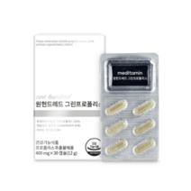 메디타민 원헌드레드 프로폴리스 12g, 11개, 30정