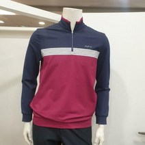 이랜드 [올포유]올포유 남성 봄 간절기 70% 신축성짱스포츠스트라이프 반집업 티셔츠AMTHL1161_동아 강북점