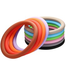 316하우스 패션 논슬립 이지 핸들 커버 실리콘 차량용 자동차 슬림, 소핫핑크