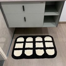 장모 포인트 카페트 코쿤 스퀘어러그 인테리어 침대 러그
