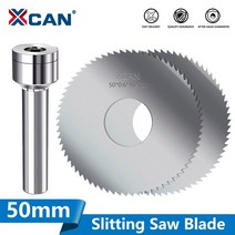 견고한 XCAN-금속 절삭 공구용 50mm 슬로팅 톱 블레이드 HSS 스틸 호환 CNC 가공, 06 Abore 16mm