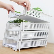 서류 서랍 지류보관함 a4 문서트레이 이면지함 a4서류정리함 서류정리, 세로 블랙