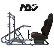 버킷시트 차시트커버 자동차시트교체 NBL 레이싱 게임 logitech 호환 G29G27T300T500CSCSW 스티어링 휠 브래킷 시트, [03] 검은색