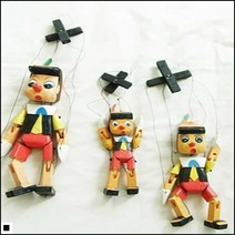 아이선물 키즈카페 동화장난감 목각소품 마리오네트 피노키오장난감, 대