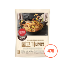 CJ비비고 쿡반 불고기 비빔밥 410g, 4개
