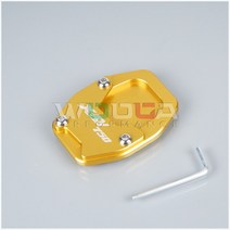 오토바이발판 보조 스탠드 거치대 풋오토바이 풋 사이드 스탠드 패드 혼다 플레이트 킥 확대기 지원 확장, 04 GLD-XADV 750