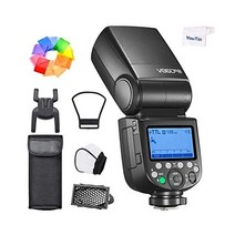 고독스 V860III N TTL 배터리 카메라 플래시 1 8000s 2.4G GN60 HSS 스피드라이트 니콘 D800 D700 D7100 D7000 D3400 D3200 D530