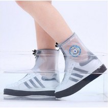 투명 지퍼 방수 커버 장화 양쪽 세트 XL, 혼합색상, 4세트