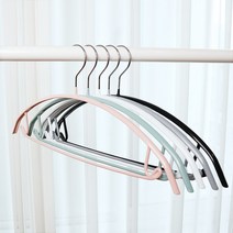 씨인크 논슬립 코팅 옷걸이, 10개, 논슬립 슬림 옷걸이 블랙