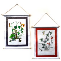 하다니 미술샘 전통민화 족자만들기, 1번 도안, 1인용 개별포장