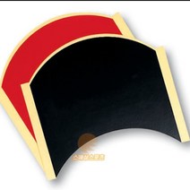 버터플라이 펜홀더 라켓 시트 러버 보호 필름 시트, 흑색