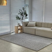 사계절먼지없는 물세탁미끄럼방지 샤기사각러그 두평 논슬립러그 거실러그 워셔블러그 대형러그, 쿠팡 라이트그레이_200×300cm(두평)