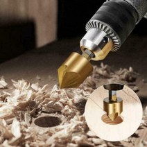 나무 구멍뚫기 플라스틱 나무 타공 철비트 목재 구멍뚫는 드릴 카운터싱크 6종, 카운터싱크세트