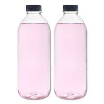 [유페트] 1000ml 우유 페트 35파이 30개입 검정캡