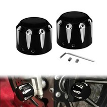 할리데이빈슨 브레이크아웃 오토바이 29mm 프론트 액슬 너트 커버 캡 볼트 cnc 알루미늄 for harley 투어링 softail breakout dyna street bob, 액슬 너트 커버 k