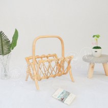 북유럽 아기 라탄 의자 유아 우드 나무 암체어 아이방 꾸미기 원목 체어 성인 캠핑 사진 촬영, E