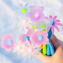 색이변하는 꽃모양 젤펜 문구펜 사무용펜, 꽃펜(랜덤발송)